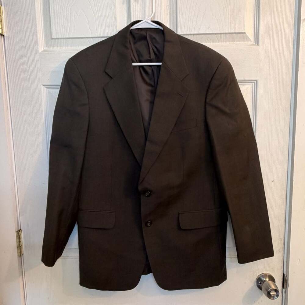 Jones New York Classic 90% Wool 10% Cashmere Two-Button Sport Coat Blazer